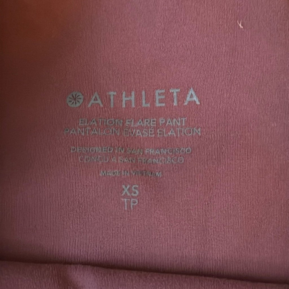 Athleta Elation Flare Pants Red Extra Small XS - Picture 12 of 12